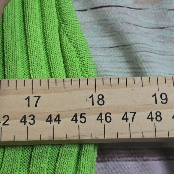 House of Harlow 1960 Jade Lime Knit Maxi Dress, Women's Small NWT - Picture 10 of 12